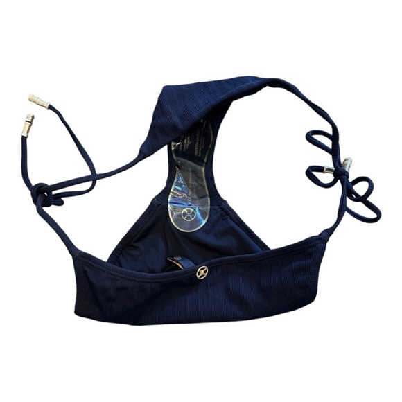 VIX SWIMWEAR Lucy Tie Side Brazilian Bikini Bottom in black NWOT - Picture 7 of 8